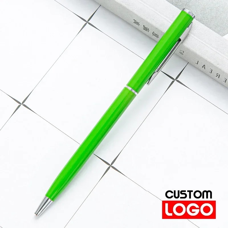 Metal Ballpoint Pens Rose Gold With Free Custom Logo Engraved Name Advertising Gifts For School And 5