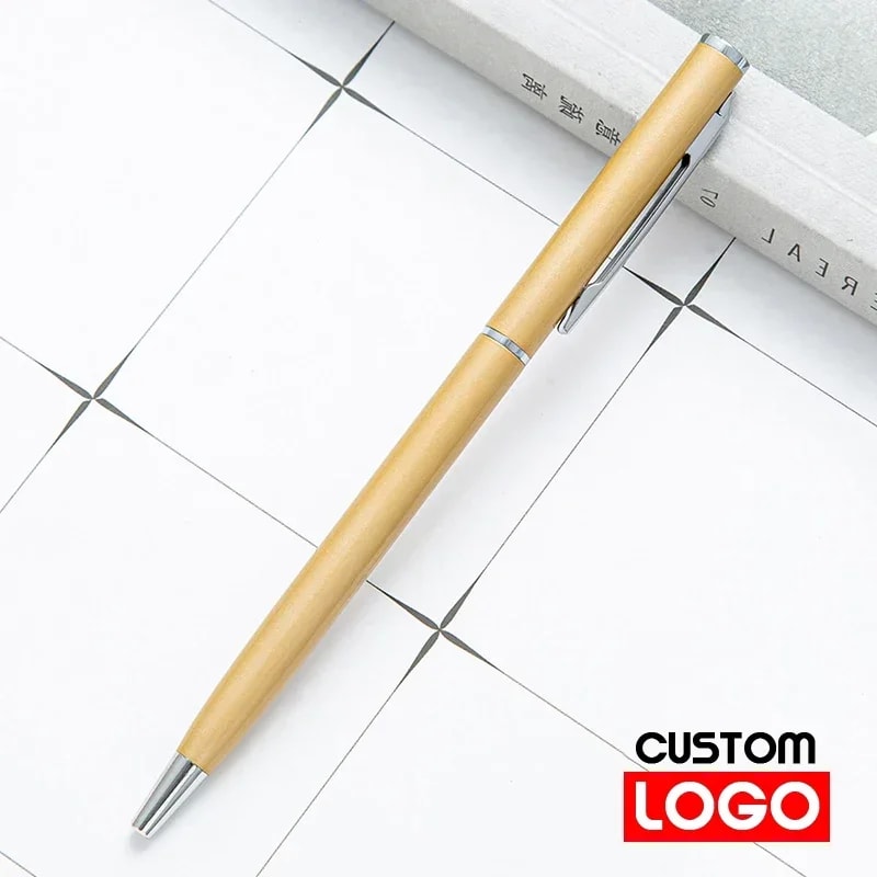 Metal Ballpoint Pens Rose Gold With Free Custom Logo Engraved Name Advertising Gifts For School And 7