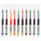 Needle Type Gel Pens Straight Liquid Black Blue Red Writing Pens School Stationery Office Supplies 9