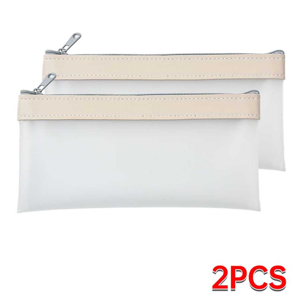 Transparent Pencil Case Large Capacity Cosmetic Bag Cute Stationery For Girls Back To School Suppli 7