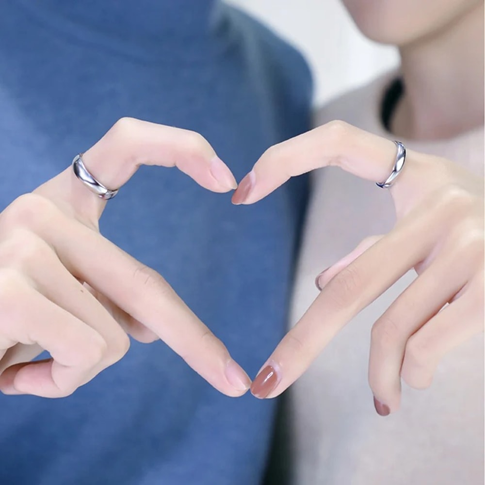 Classic White Tungsten Wedding Rings For Couples Scratch Proof Never Fade Elegant Design 3