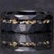 Meteorite Tungsten Ring, Fashion Jewellery for Men, Wedding Bands & Engagement Rings
