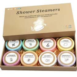 shower steamers, shower bombs with essential oil, gifts for her, home spa relaxation & self-care, perfect for valentine