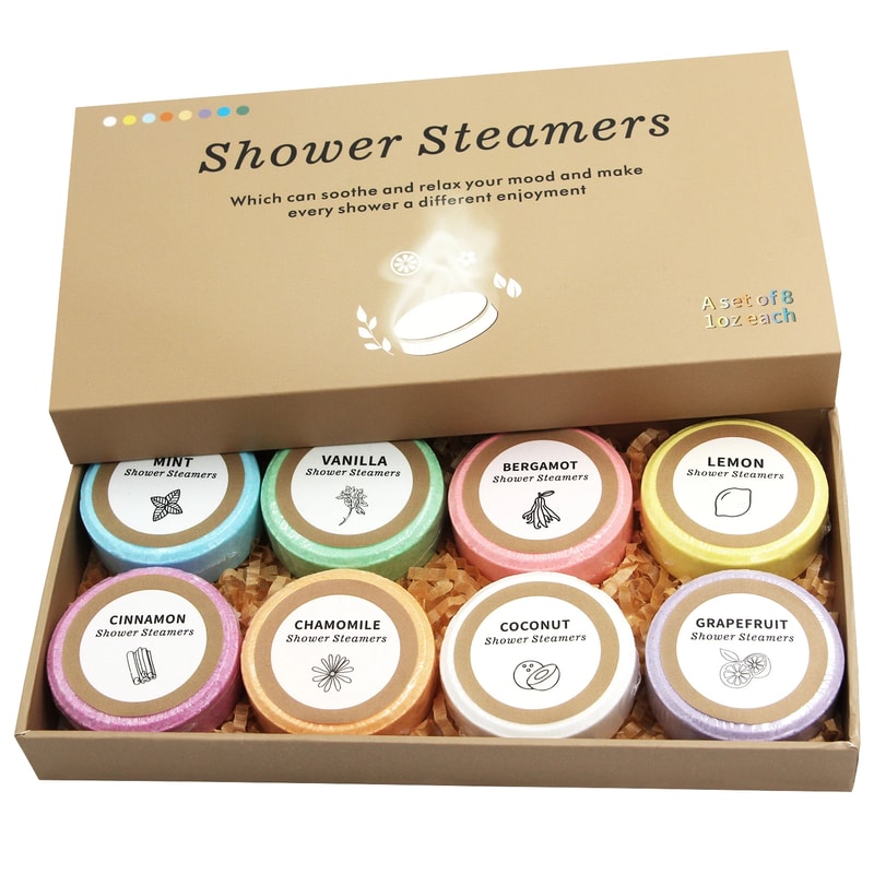 Shower Steamers Shower Bombs With Essential Oil Gifts For Her Home Spa Relaxation SelfCare Perfect 0