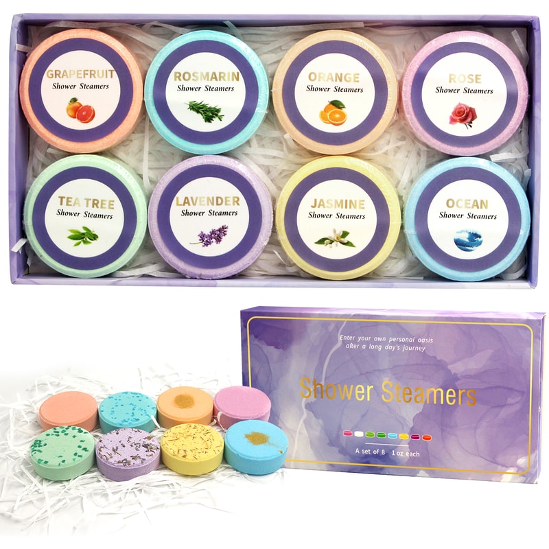 Shower Steamers Shower Bombs With Essential Oil Gifts For Her Home Spa Relaxation SelfCare Perfect 5
