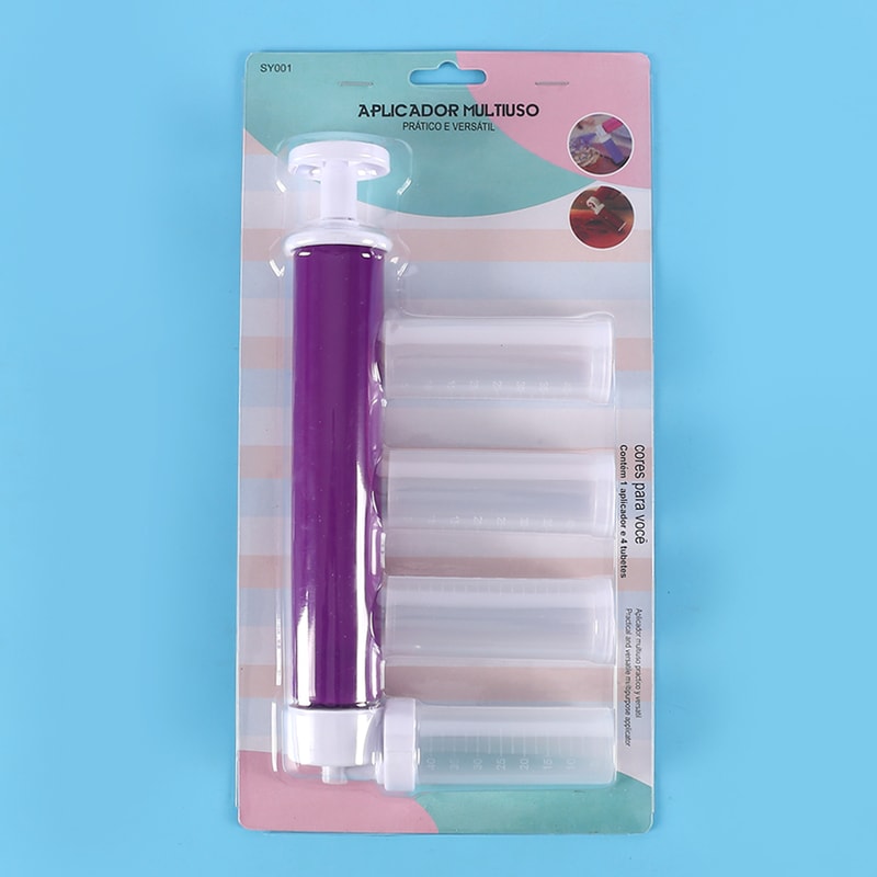 Manual Air Brush Kit for Cake Decorating, Baking Spray Tool, Perfect for Cupcakes, Cookies, Desserts