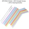 Reusable Colorful Silicone Straws Safe ScratchResistant HeatResistant Bubble Tea Straw Cup Accesso 9