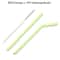 Reusable Colorful Silicone Straws Safe ScratchResistant HeatResistant Bubble Tea Straw Cup Accesso 8