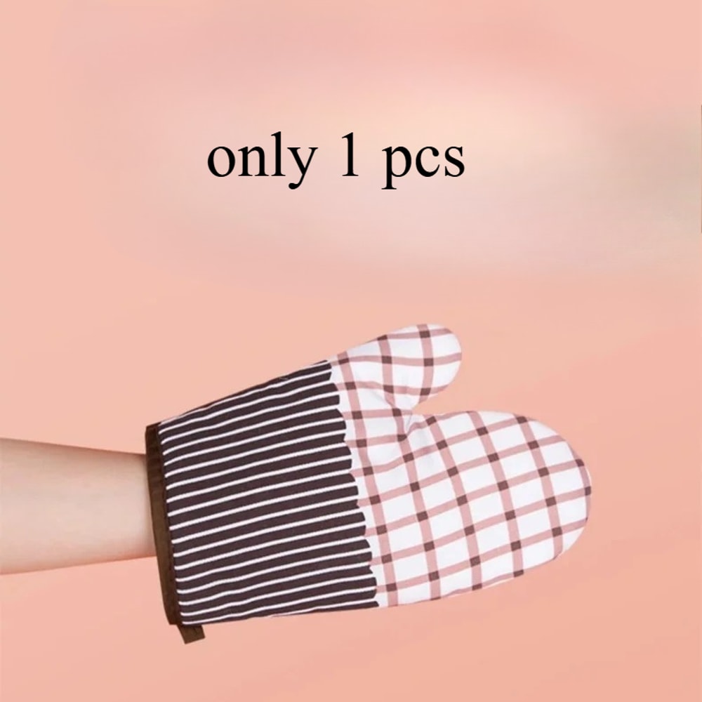 Heat Resistant Microwave Oven Mitts Gloves, Anti Scald Insulation, Non Slip Kitchen Baking Tools