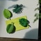 Plant Leaves Fridge Magnets, Decorative ABS Magnetic Patches, Home Whiteboard Magnets, Fridge Decor for Kitchen