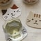Cartoon Cat Themed Drink Coasters Reusable Silicone Heatproof NonSlip Placemats Fun And Practical F 1