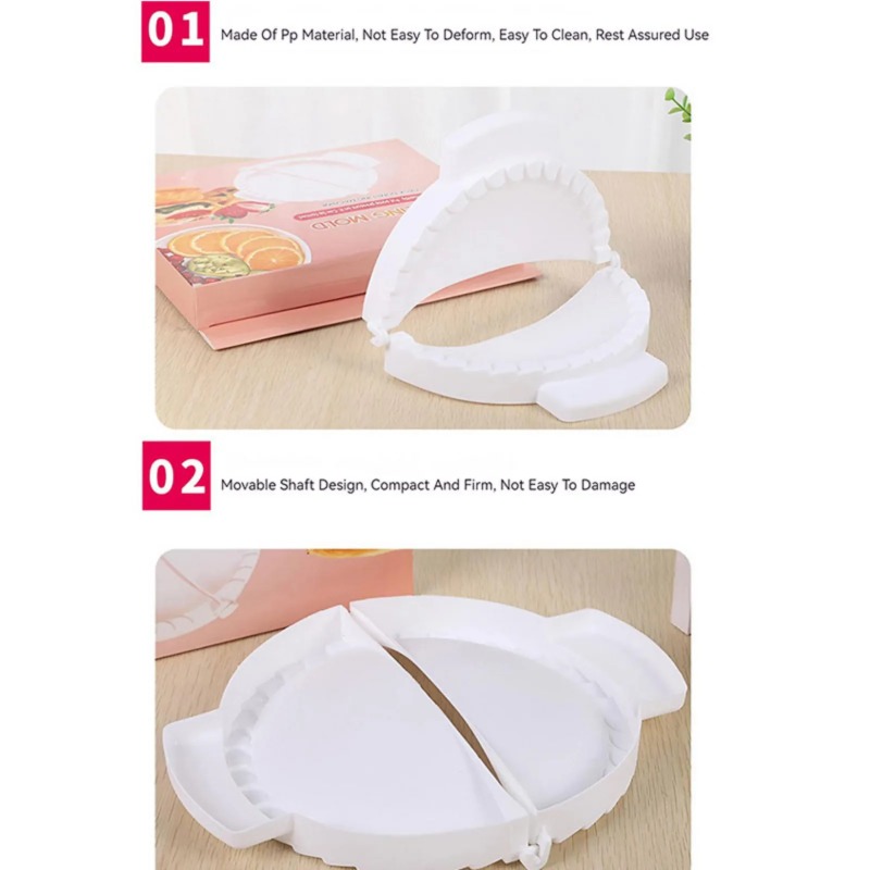 Upgrade Dumpling Mold Dough Press Wrapper Pastry Mould Shaper Kitchen DIY Tool Accessories Perfect 1