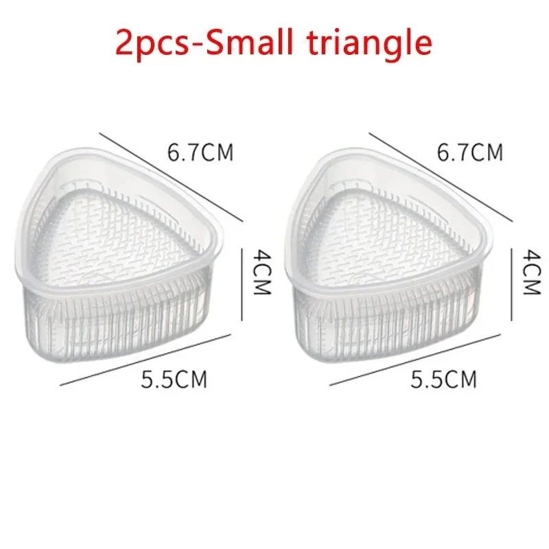 Sushi Mold Set DIY Lunch Box Triangle Rice Ball Mould Kitchen Accessories For Easy Sushi Making 5