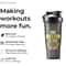 Shake Cup for Meal Replacement, Fitness Sports Water Bottle, Large Capacity Protein Cup with Measurement Markings