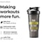 Shake Cup for Meal Replacement, Fitness Sports Water Bottle, Large Capacity Protein Cup with Measurement Markings