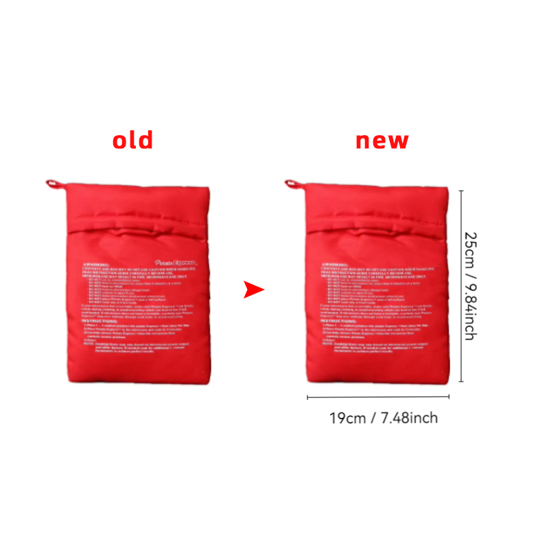 Reusable Microwave Potato Cooker Bag Baked Potato Pouch Perfect Potatoes Express Microwave Cooker 5