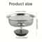 Kitchen Sink Strainer With Handle Stopper Stainless Steel Mesh Filter Replacement Drain Basket Was 1