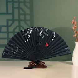 multi-colored hand folding fan, bamboo folding fan for wedding, church gifts, party discount decor