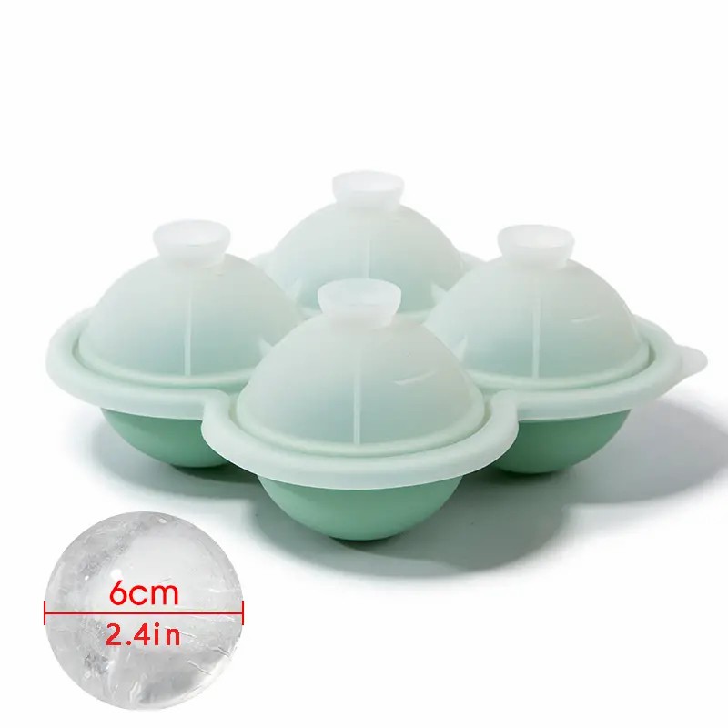 Large Silicone Ice Cube Trays EasyRelease No Leakage Perfect For Whiskey Cocktails Juice Parties 7