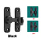 Heavy-Duty Flip-Up Door Latches, Degree Door Lock, Home Security Sliding Door Latch, Anti-theft Zinc Alloy Doors Bolts