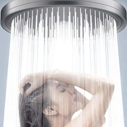 big panel shower head, super charge rainfall shower head, high pressure top rain shower faucet, bathroom accessories