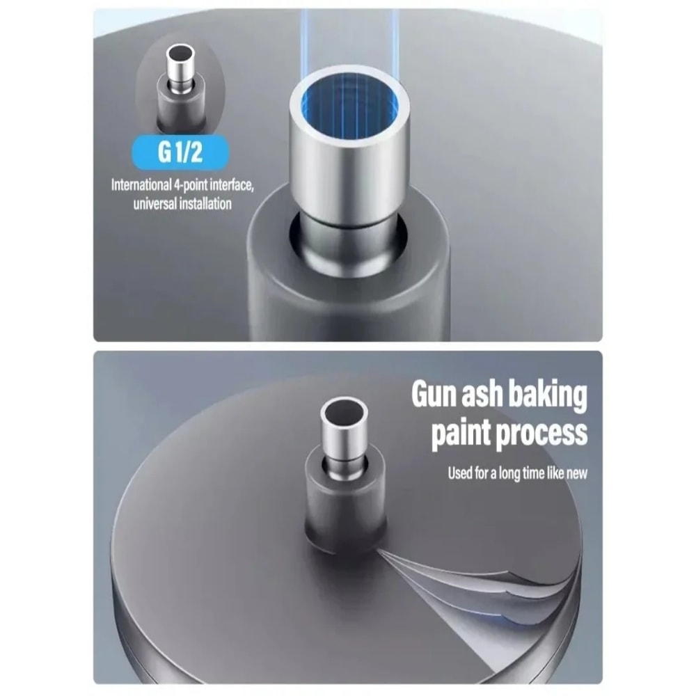 Big Panel Shower Head Super Charge Rainfall Shower Head High Pressure Top Rain Shower Faucet Bathro 3