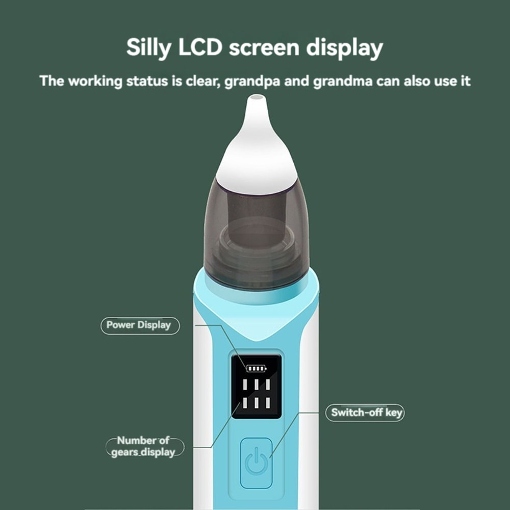 Pattern Baby Electric Nasal Aspirator Charging Version Suck Out Nasal Congestion Newborn Baby Nasal 3