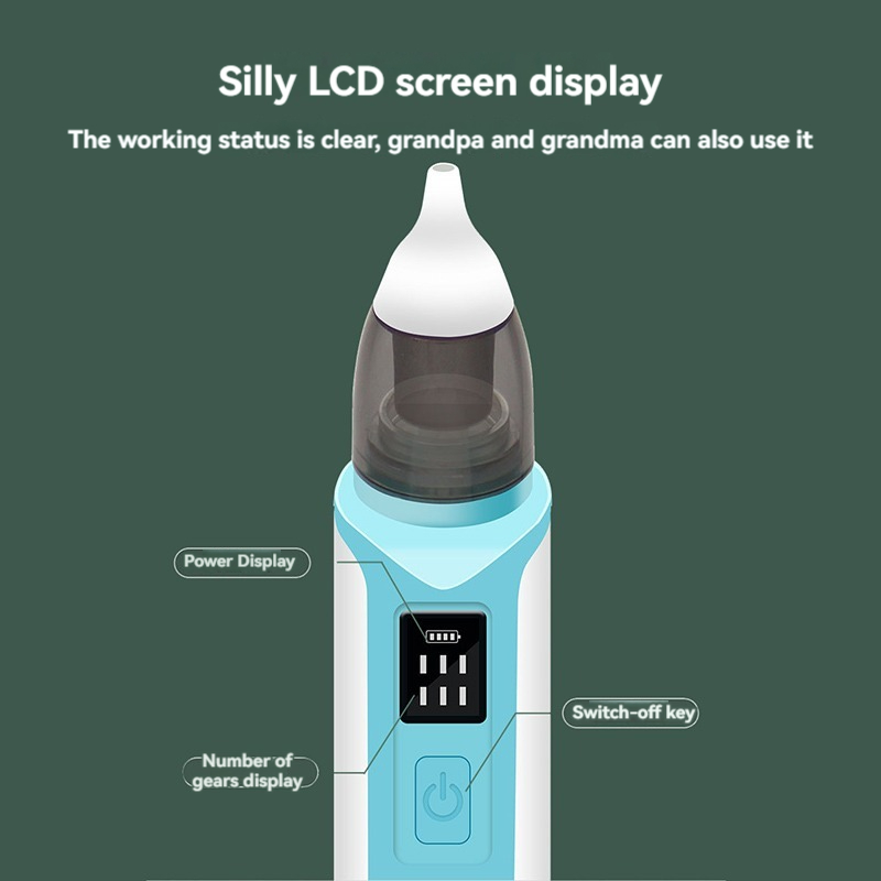 Pattern Baby Electric Nasal Aspirator Charging Version Suck Out Nasal Congestion Newborn Baby Nasal 3