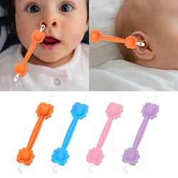 baby cleaner spoon, double-headed soft wax picker, nose cleaner, silicone ear wax pickers, clean tweezers for babies