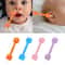 Baby Cleaner Spoon, Double-Headed Soft Wax Picker, Nose Cleaner, Silicone Ear Wax Pickers, Clean Tweezers for Babies