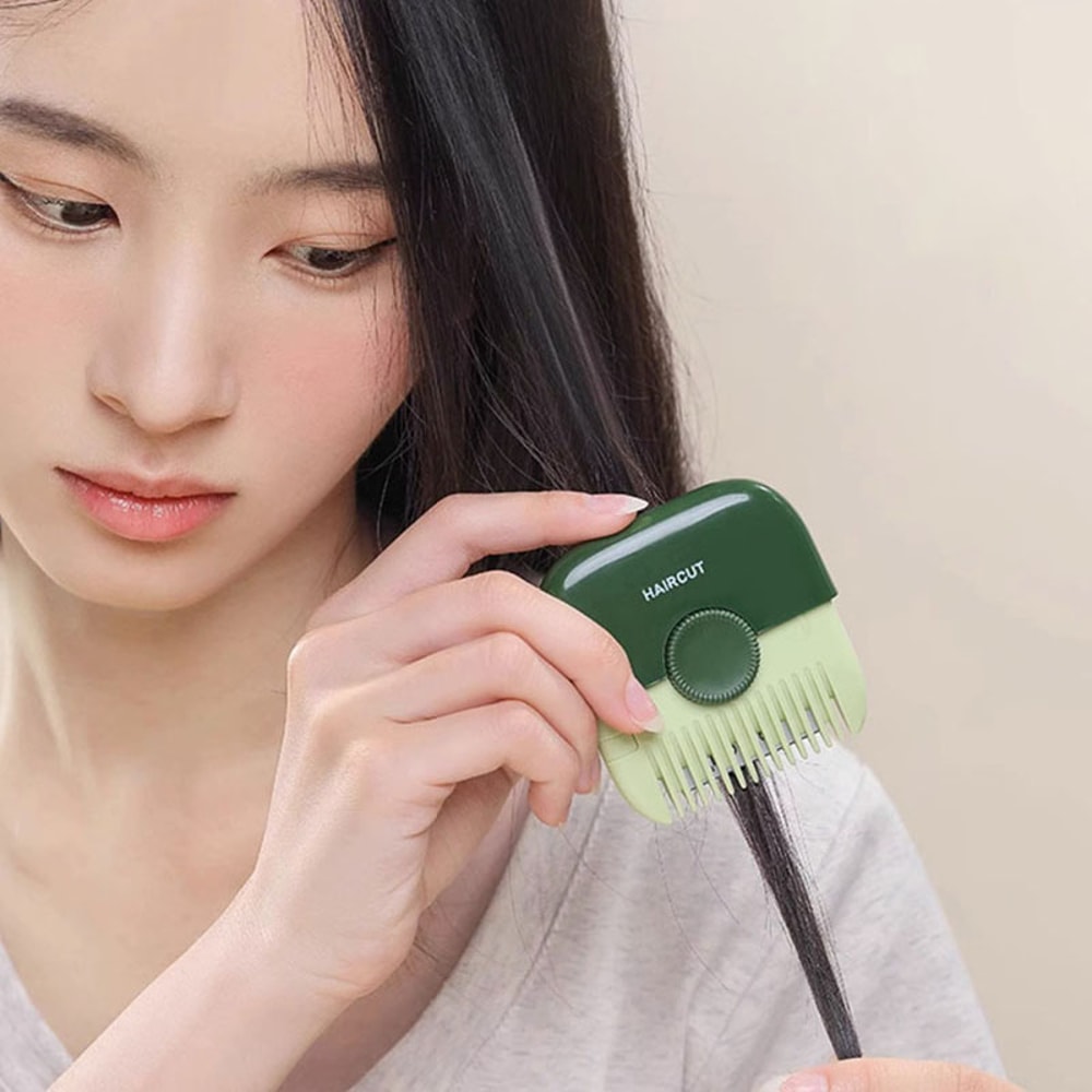 Pattern Baby Hair Cut Hairdressing Comb Trim Bangs Broken Hair Bangs Trimmer Manual Portable Barber 0