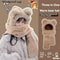 Winter Warm Plush Fleece Bear Ear Hooded Cap Scarf Gloves Set Windproof Outdoor Accessories For Co 1