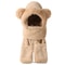 Winter Warm Plush Fleece Bear Ear Hooded Cap Scarf Gloves Set Windproof Outdoor Accessories For Co 6