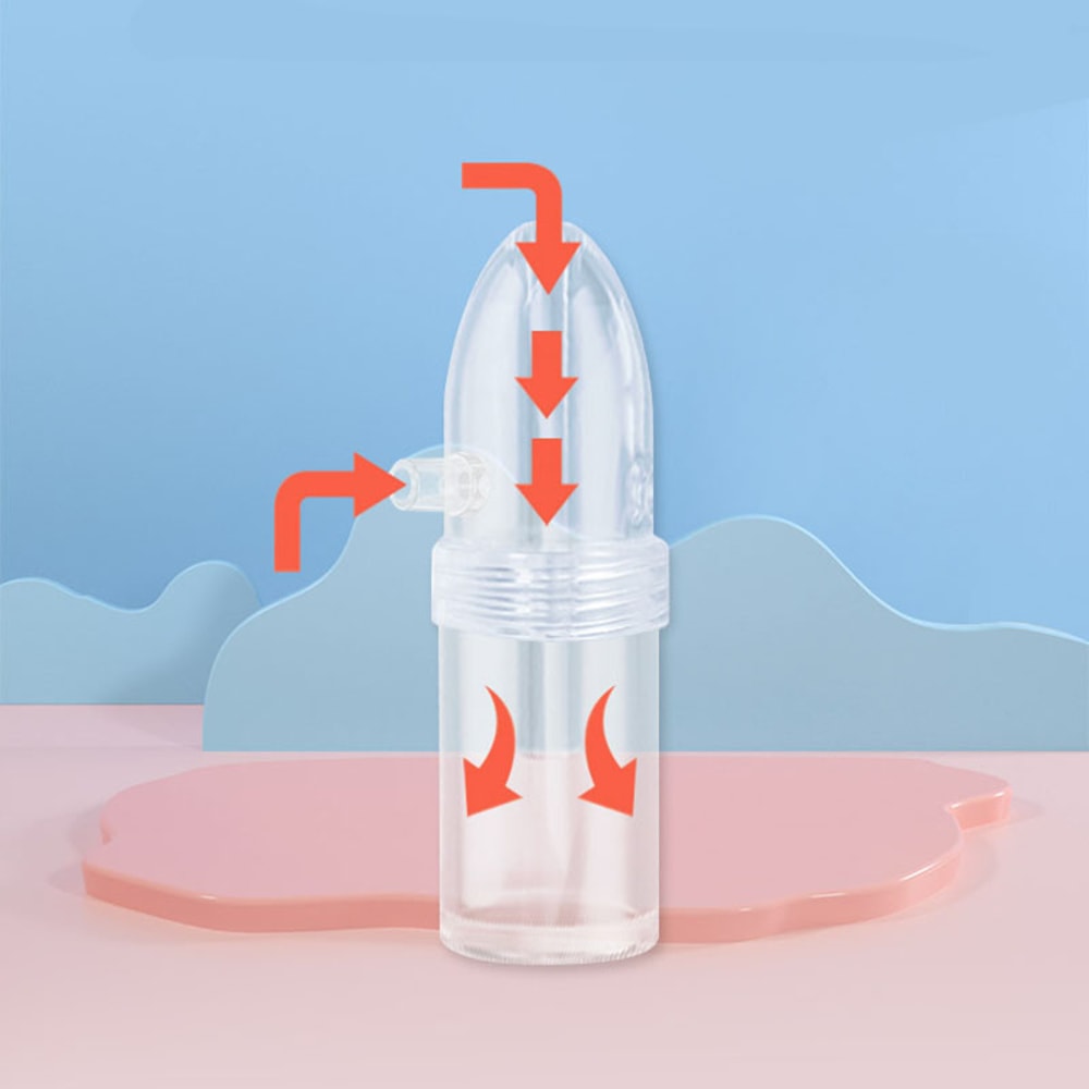 Fashion Baby Nasal Aspirator Powerful Hand Pump Noninvasive Nose Tip Hygienic Comfortable Baby Nos 3