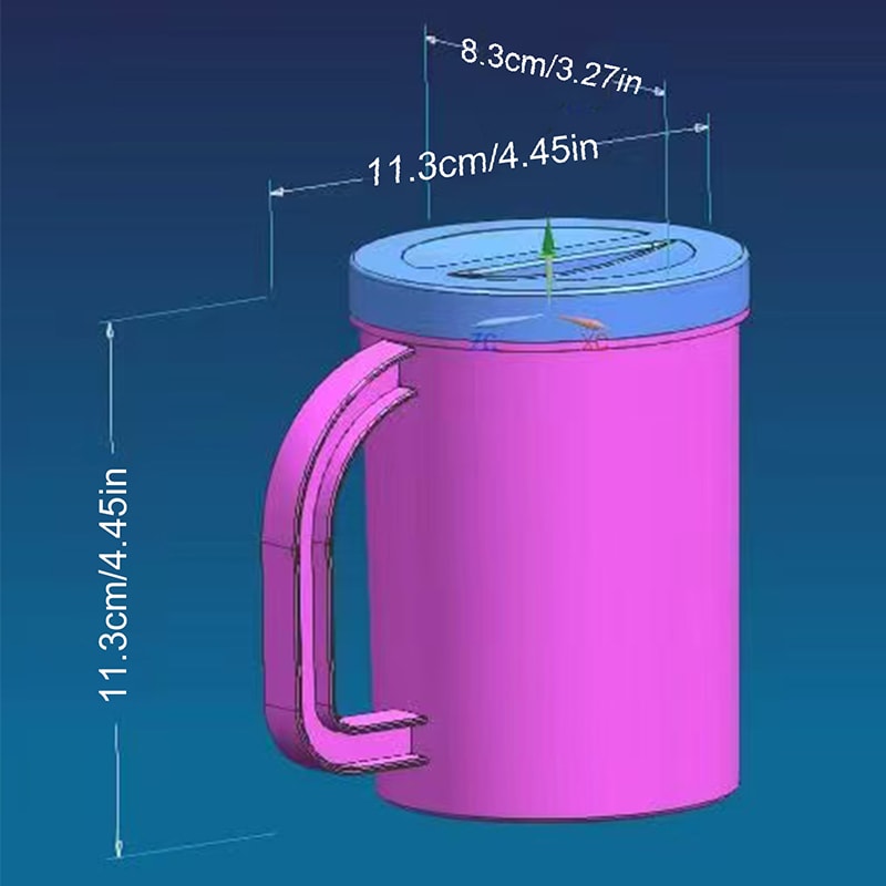 New Summer Chilled Beer Glass Ice Making Cup Cold Drink Refrigerator Fast Freezing Large Capacity B 5