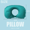 Inflatable Pillow Travel Portable Neck Protection Press Inflatable Ushaped Pillow Travel Storage Ne