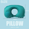 Inflatable Pillow Travel Portable Neck Protection Press Inflatable Ushaped Pillow Travel Storage Ne