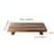 Fashionable Wooden Bathroom Soap Tray Storage Rack Retro Candle Tray Decorative Ornament Plant Vase 5