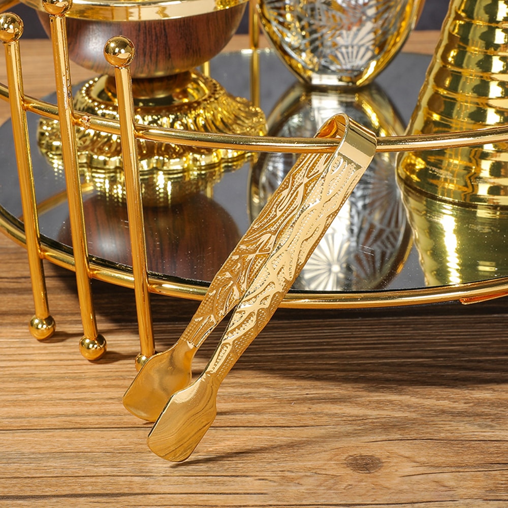 Aroma Therapy Solid Spice Iron Clip, Fragrance Accessories Clip, Middle East Africa Gold Electroplating Diagonal Flat