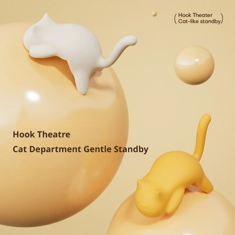 Cute CatShaped Creative Desktop Hooks Key Holder Organizer For Office Desk Bag Storage Hooks Table