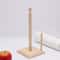 Fashionable Solid Wood Dining Table Tissue Holder Wooden Household Storage Roll Paper Holder Vertic 7