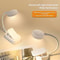 Mini LED Reading Book Light Adjustable USB Rechargeable ClipOn Lamp Ideal For Study Travel Bedroom 3