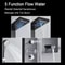 LED Light Shower Panel Waterfall Rain Digital Display Shower Faucet Set SPA Massage Jet Bathroom Co 2