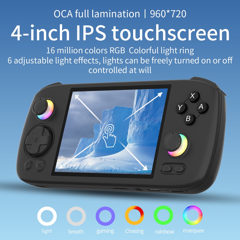 Handheld Game Console IPS Multitouch Screen Android Hall Joy Stick Hall Trigger Video Game System 2