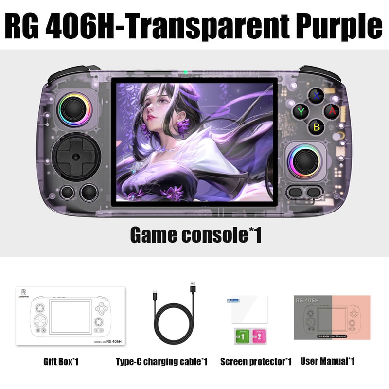 Handheld Game Console IPS Multitouch Screen Android Hall Joy Stick Hall Trigger Video Game System 5