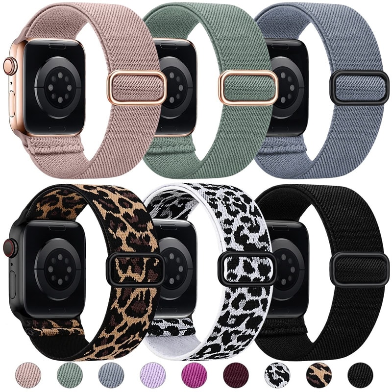 Nylon Strap For Apple Watch Band Bohemian Elastic Bracelet I Watch Series 1