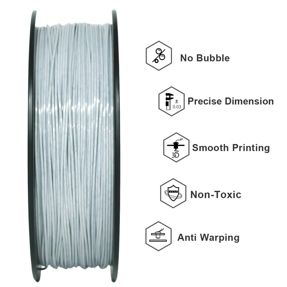 Marble PLA Printer Filament Plastic TangleFree Vacuum Packaging Printing Wire Materials For Printin 2