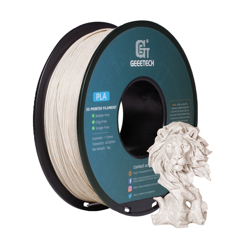 Marble PLA Printer Filament Plastic TangleFree Vacuum Packaging Printing Wire Materials For Printin 7