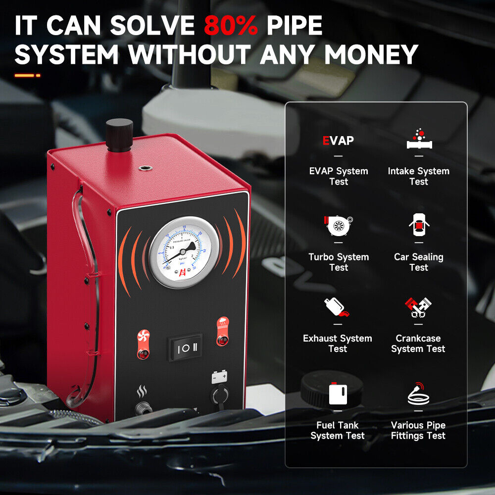 Smoke Leak Detector For Car Motorcycle Smoke Machine Diagnostic Tool Vacuum Tester For Oil Fuel Pip 1