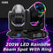 LED Moving Head Light With Ring Beam Spot Rotating Prisms Rainbow Gobo Color Effect For DJ Stage Li 1